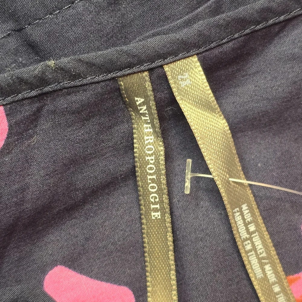 NWT Anthropologie The Somerset Maxi Dress Size 2X Navy Blue Blueberry Pockets - Picture 8 of 12